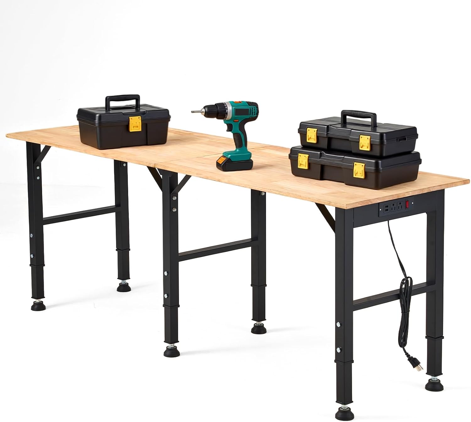Adjustable Rubberwood Workbench