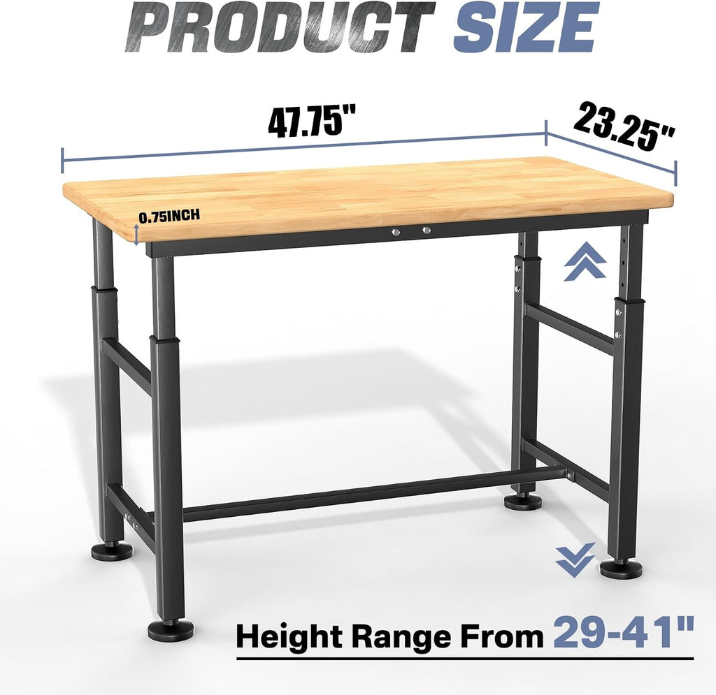 Rubberwood Heavy Duty Workbench