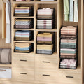 Black 4-Pack Stackable Metal Wire Closet Storage Baskets