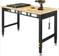 Rubberwood Adjustable Garage Workbench